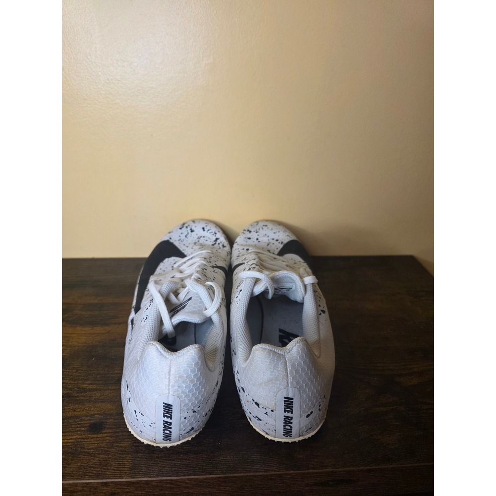 Nike Zoom Rival M 9 Track Spikes White Black Splatter 907564-002 Mens 11 - Picture 3 of 9